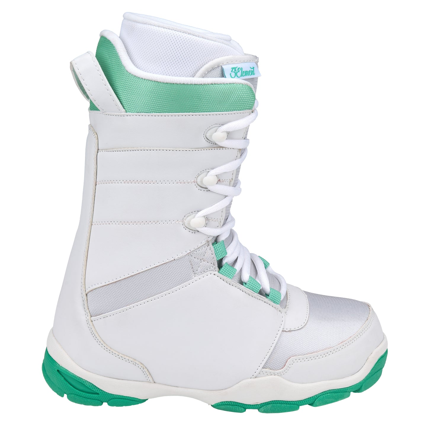 5th Element L-1 Womens Boots - White/Teal - Side