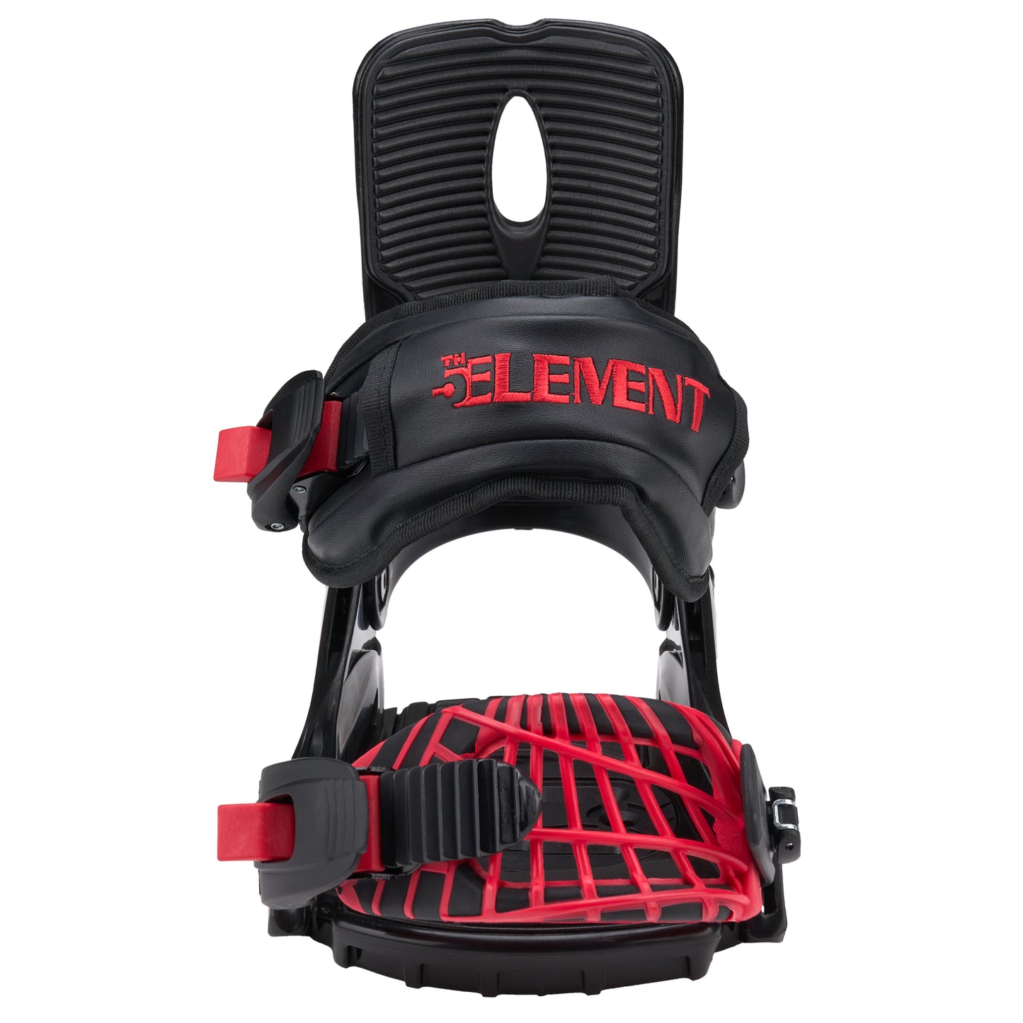 5th Element Stealth 3 Bindings - Black/Red - Front