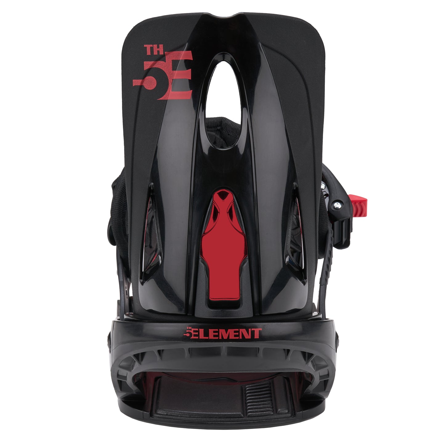 5th Element Stealth 3 Bindings - Black/Red - Back