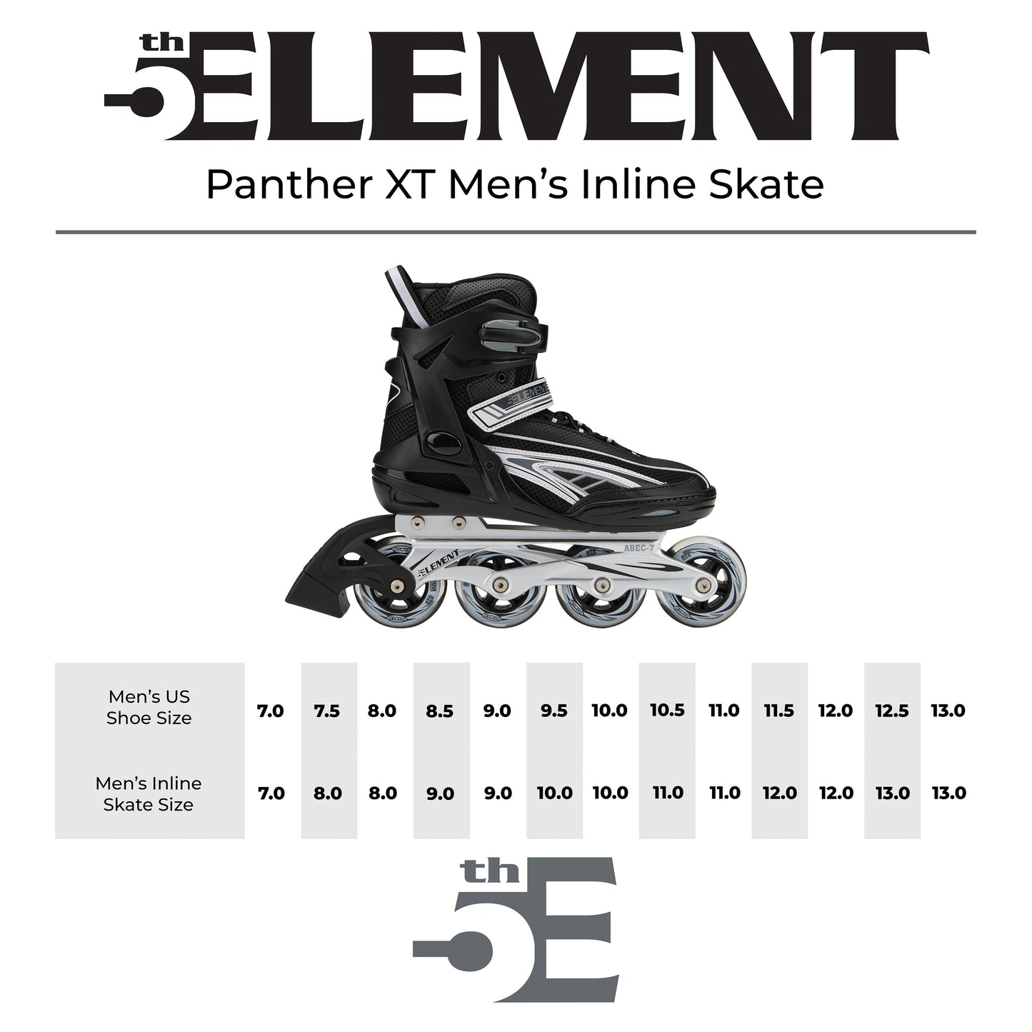 5th Element Panther XT Inline Skates - Black/Orange – 5th Element Gear