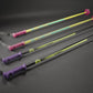 5th Element 2 Stealth Retro Ski Poles - Black/Purple